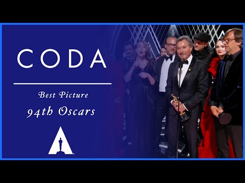 Thumbnail of the video: 'CODA' Wins Best Picture | 94th Oscars