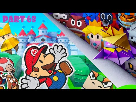 PAPER MARIO: THE ORIGAMI KING Walkthrough Gameplay Part 68 - THE GREEN STREAMER AND SHANGRI-SPA