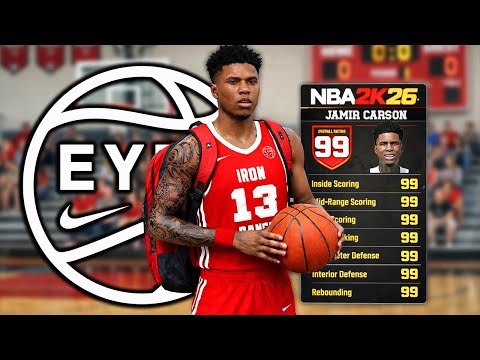High School Superstar in EYBL 😧 | Best Center Build In NBA 2k26 MyCareer