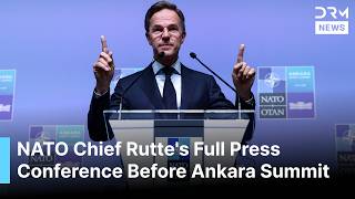 FULL PRESSER: Mark Rutte Addresses Trump, Ukraine War and NATO Defense Spending in Ankara | AC1G