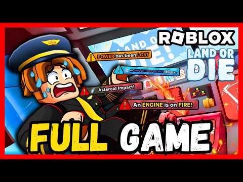 Land or Die! ⚠️ FULL GAME Walkthrough & Ending - ROBLOX [4K60FPS]