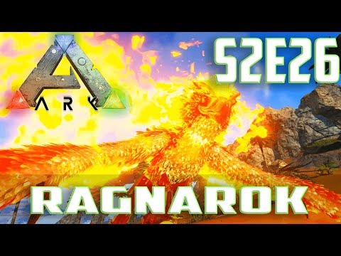 Let's Play ARK: Survival Evolved (Single Player Ragnarok)Ep.26-Phoenix Taming & Testing With Fire