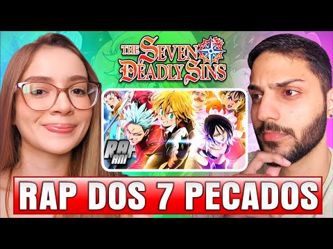 Profª de Geografia Reage｜Rap dos 7 Pecados Capitais 『 Nanatsu no Taizai 』| URT｜REACT