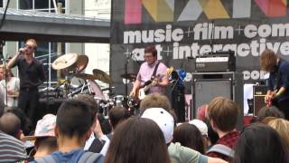 Eagulls - Amber Veins, live @ Dundas Square in Toronto. June 20, 2014