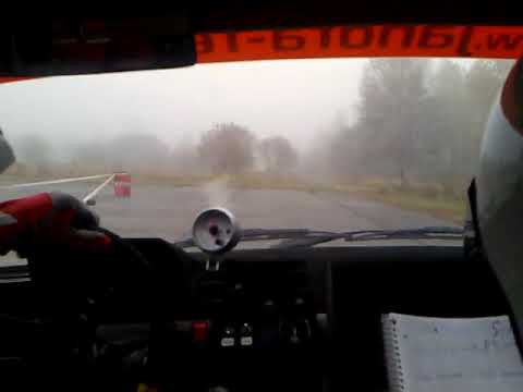 9 runda SMT 08.11.2009  onboard ss1 - Filip Janota / Kaml Naturalny - Fiat Cinquecento Sporting