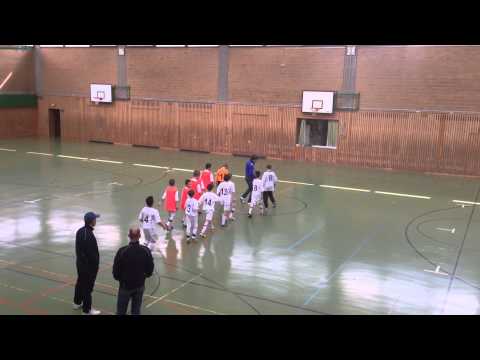 Einlauf der E Jugend Finalisten des Schönauer Hallenturnier 2013