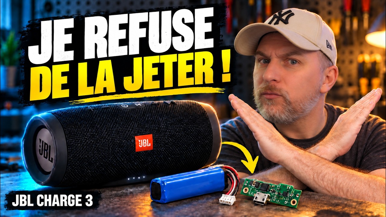 JBL Charge 3 : NON à l’obsolescence programmée ! je change la batterie et port de charge