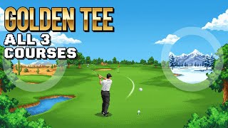 ALL 3 Golden Tee Courses - Stone Valley vs Sea Haven vs Coyote Run