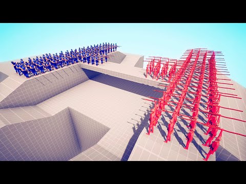 50x vs 50x RANGED UNITS TOURNAMENT - Totally Accurate Battle Simulator TABS