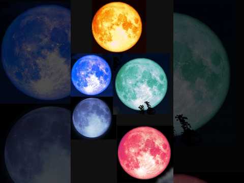 🌒🌘 Super Moon🌕 Pink Moon 🌗Blood Moon 🌚 Blue Moon🌓🌛 #shorts #youtubeshorts #spacetelescope