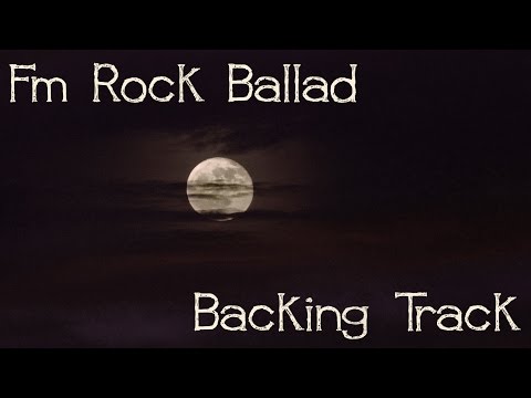 Slow Rock Ballad Electric Guitar Backing Track Fm