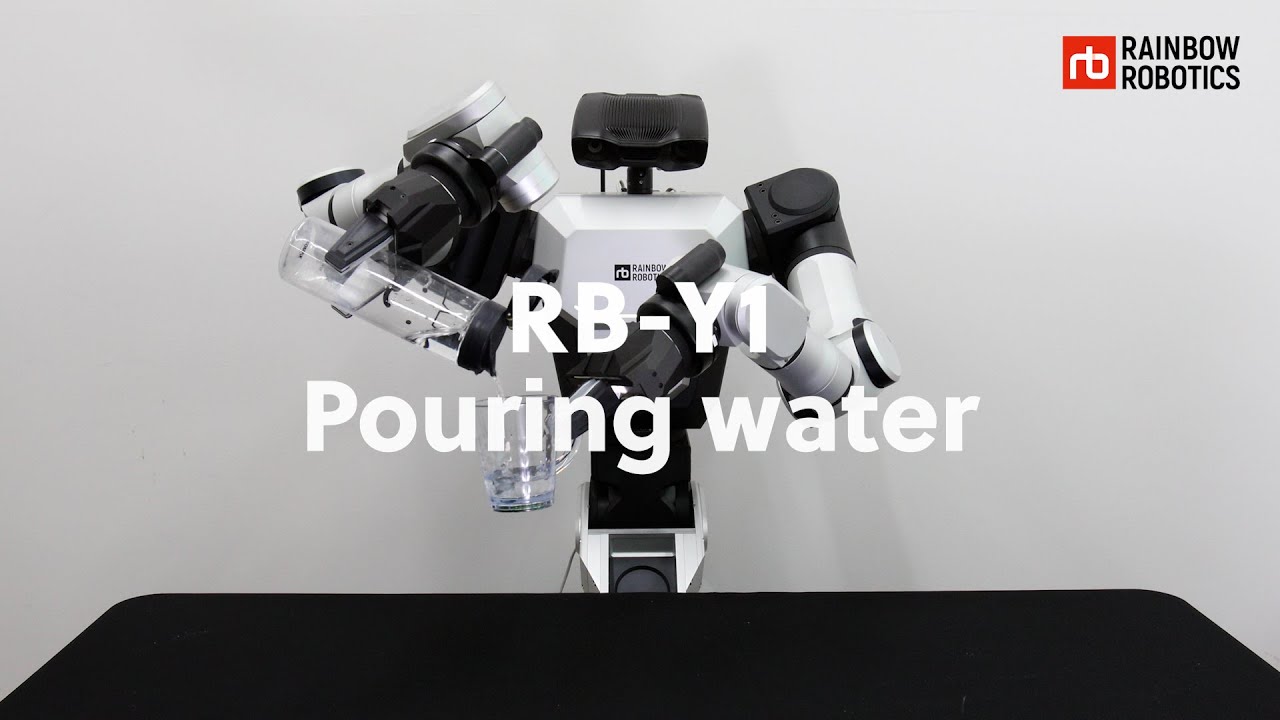 RB-Y1 Mobile Dual-Arm Robot: Pouring Water