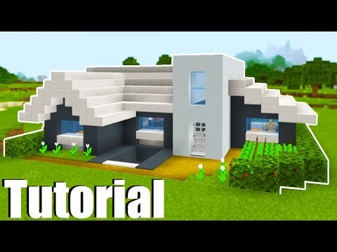 TSMC - Minecraft - Minecraft Tutorial: How To Make A Modern House With a Secret Underground Room