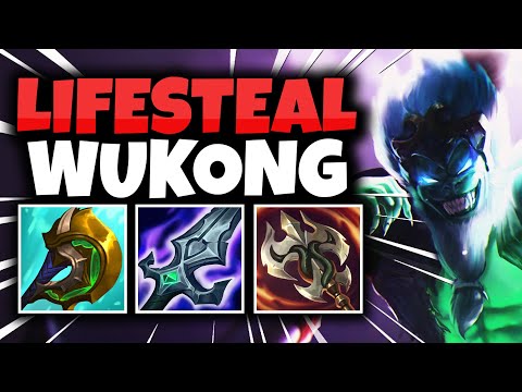 Building ONLY LIFESTEAL Items on Wukong... | KingKongLoL