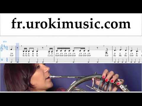 Cours de Cor D'harmonie LSD - Thunderclouds ft. Sia, Diplo, Labrinth Tuto Partitions um-i829