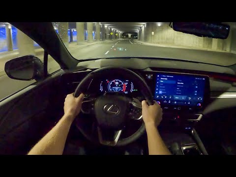 2023 Lexus RX 350 - POV Night Drive (Binaural Audio)