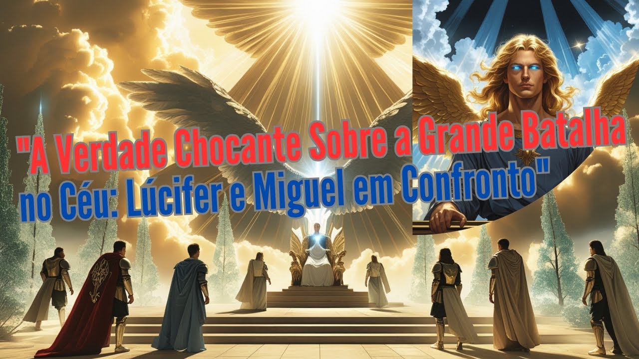 "A Verdade Chocante Sobre a Grande Batalha no Céu: Lúcifer e Miguel em Confronto"