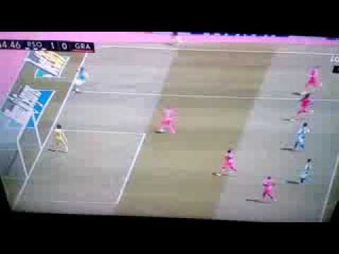 Gol de Carlos Vela vs Granada 2017. Real sociedad 1 vs 0 Granada 2017 jornada 35