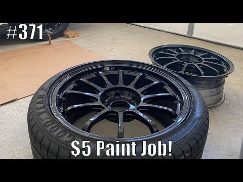 Rattle can paint job on $2000 wheels! SSR TYPE F's!