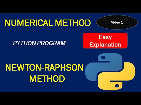 Newton Raphson Method I Python Program I Numerical Analysis I