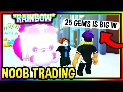 NOOB With RAINBOW HUGE SANTA PAWS In Pet Simulator X Roblox
