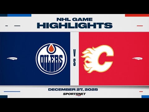 NHL Highlights | Oilers vs. Flames - December 27, 2025