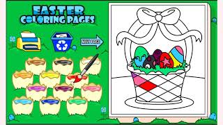 How to play Easter Coloring Pages game | Free online games | MantiGames.com