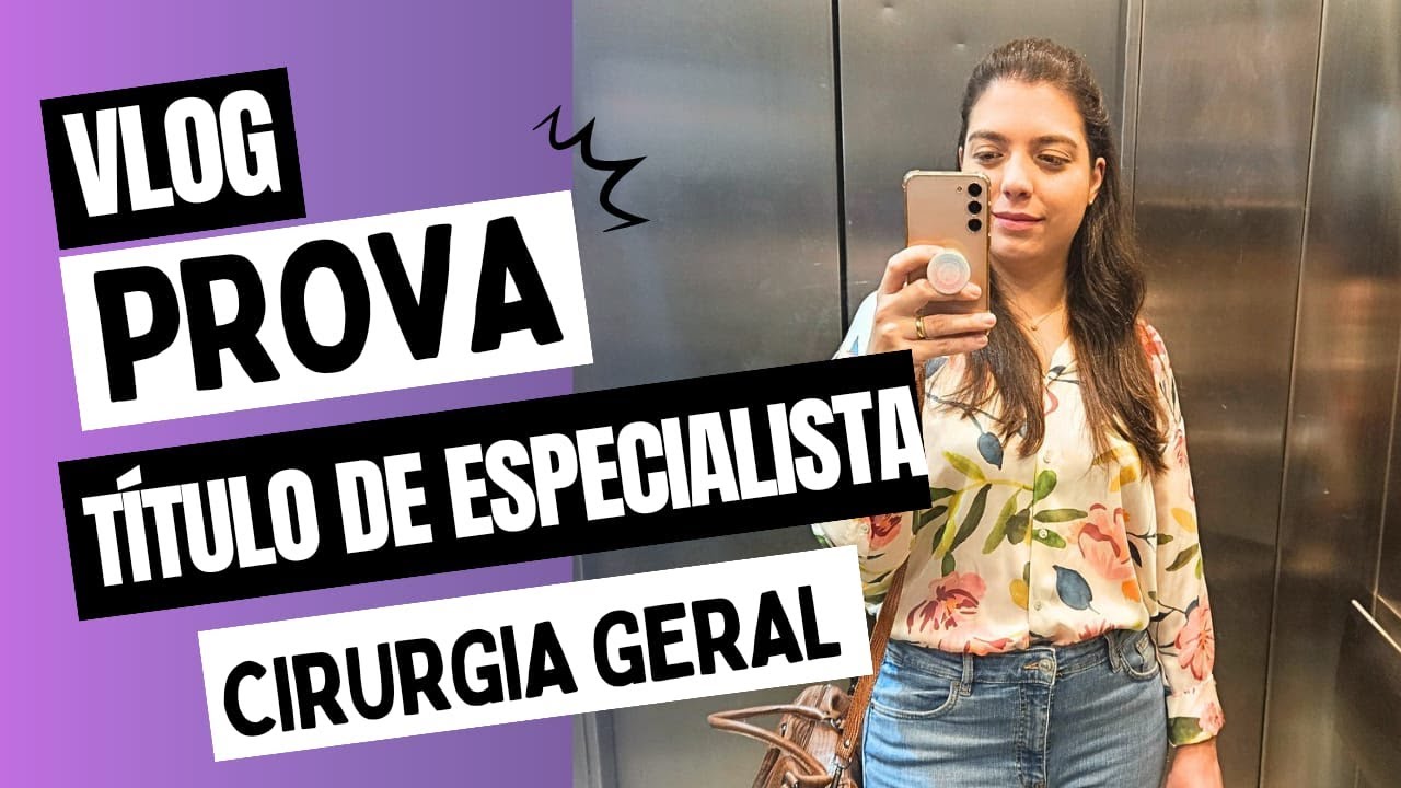 FIZ A PROVA DE TÍTULO DE CIRURGIA GERAL CBC