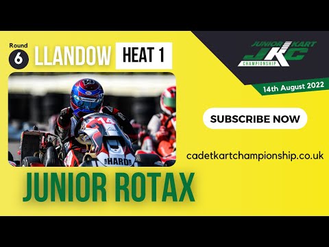 CKC 2022 | Round 6 - Llandow | Junior Rotax | Heat 1