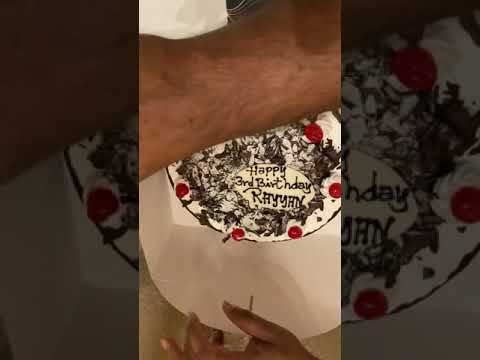 Rayyan Birthday Cake Opening