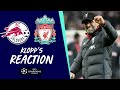 Klopp's Reaction: Lovren injury, Salah's goal and Salzburg respect | FC Salzburg vs Liverpool