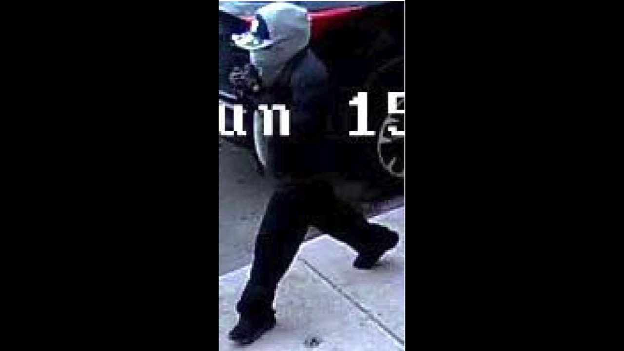 A suspect seen on security video near murder scene