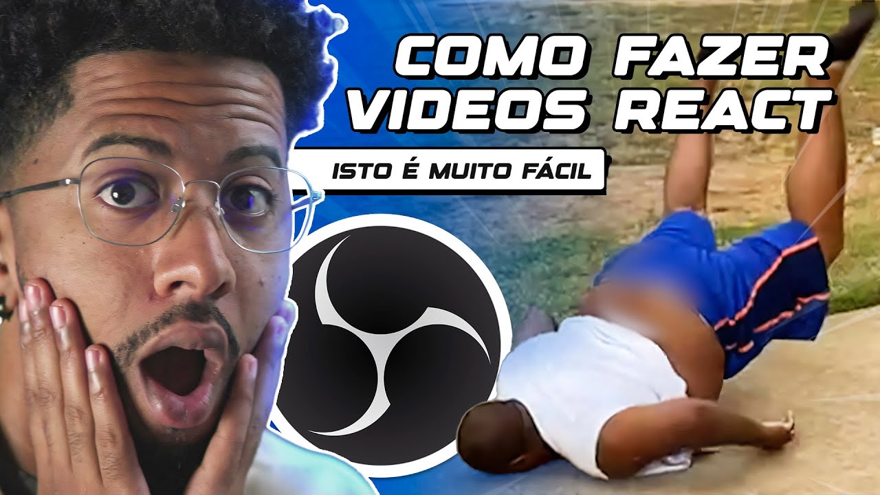 Como Fazer Vídeos REACT SEM EDITAR em 2025! Tutorial OBS STUDIO