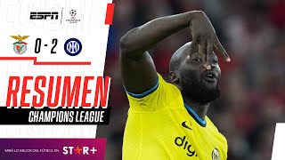 Inter ganó de visita al Benfica por Champions League