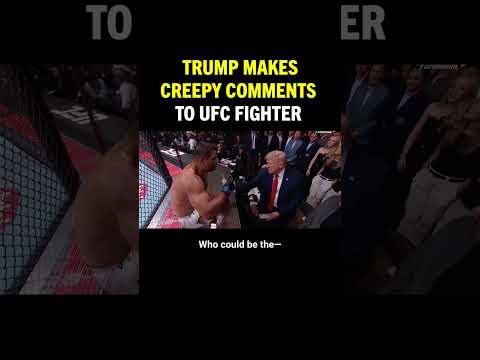 Trump flirts with UFC fighter while war in Iran continues