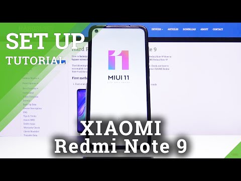 Initial Set Up in Xiaomi Redmi Note 9 - Configuration Process