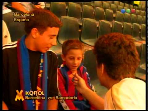Korol en Barcelona vs Sampdoria - Videomatch 97