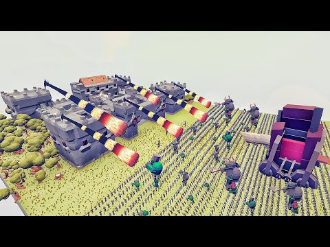 TROLL ARMY vs 6x EVERY GOD - CASTLE SIEGE - Totally Accurate Battle Simulator TABS