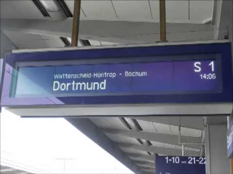 Ansagen S1 von Essen Hbf - Dortmund Hbf