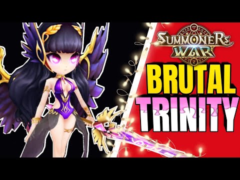 Next LVL Trinity Cleave Team is Fearless! - Summoners War