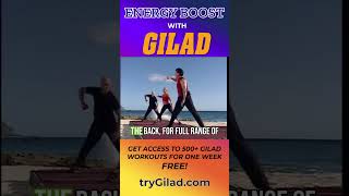 3-Minute Energy Boost Workout with Gilad | Quick Exercise to Increase Energy & Focus