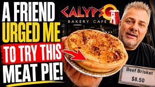 Calypso Bakery Cafe Brisket Pie  - Pendle Hill Meat Market - Pendle Hill - Sydney Australia