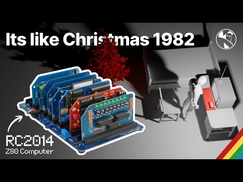 YouTube thumbnail for This Retro RC2014 computer is like Christmas 1982 again