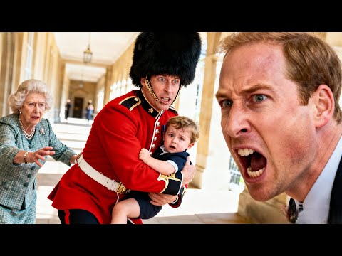 "RUN PRINCE LOUIS!" — Guard Sweeps Prince To Safety After Camilla’s Relative Tries To Grab Him!