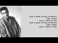 Just a Touch by Keith Sweat (Lyrics)