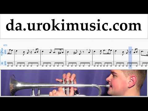 Trompetundervisning Greensleeves Lektioner Sange Del#2 um-b246