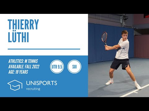 Thierry Lüthi - College Tennis Recruiting Fall 2022