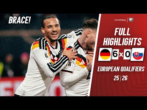Germany vs Slovakia 6-0 - Highlights & Goals - 2025