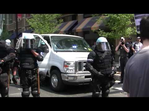 Chicago NATO Protest Police Riot Gear