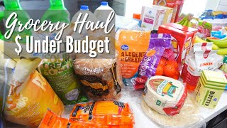 $300 BUDGET GROCERY HAUL // FAMILY OF 4 // CLEANING MOM